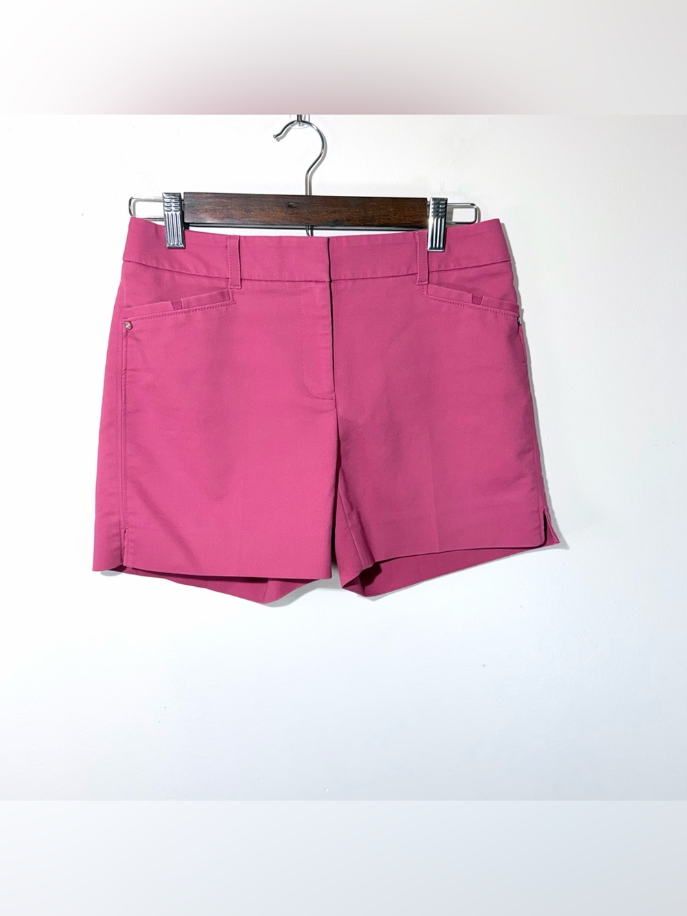 White House Black Market Hot Pink Stretch Cotton Shorts